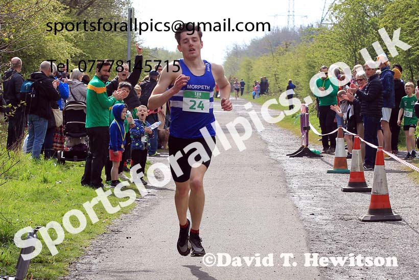 The 2023 Terry O'Gara Memorial 5k Road Race organised by Wallsend Harriers. Photo: David T. Hewitson/Sports for All Pics
